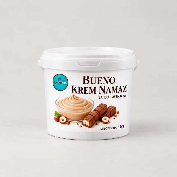 Bueno krem namaz u bijeloj posudi Bueno Krem Namaz 1 kg